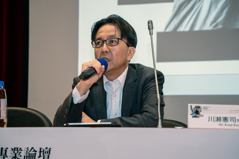 川瀨憲司以自身駐港日本媒體記者身分，指出近年香港採訪倍加困難。（王崴漢攝影）