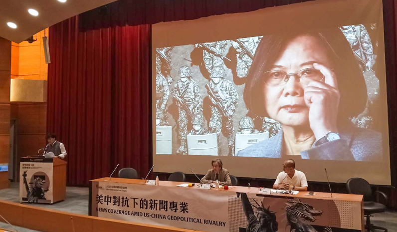 東協各國彼此相互連結，周浩霖呼籲台灣政府要更注重緬甸議題。（特約記者廖芷瑩攝）