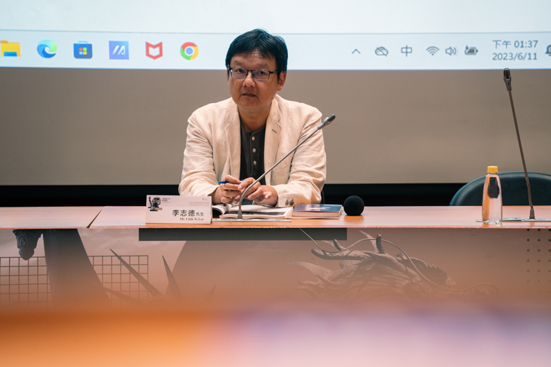 李志德指出，台灣擁有當前中文世界僅存的新聞自由。（王崴漢攝影）