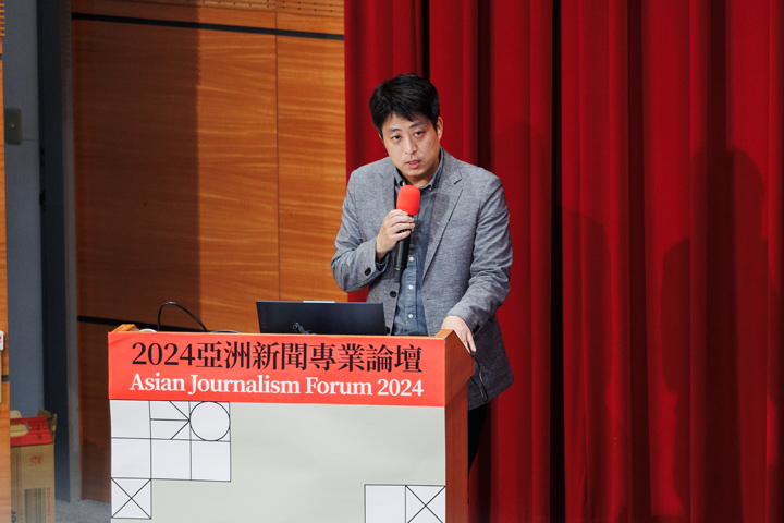李奇柱認為媒體與其成為民粹政治的工具，應該更有勇氣拒絕盲從權力。（特約攝影鄭宇辰攝）