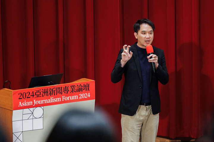 諾帕吉阿塔農說泰國的政治極化現象比起15年前已經和緩許多。（特約攝影鄭宇辰攝）