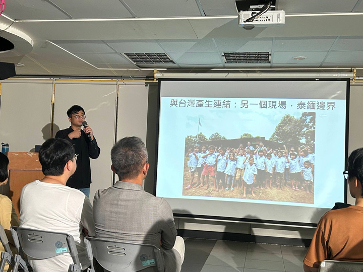 林奐成認為,國際新聞報導應該要與台灣產生連結。(特約記者宋思彤攝) 林奐成認為,國際新聞報導應該要與台灣產生連結。(特約記者宋思彤攝)