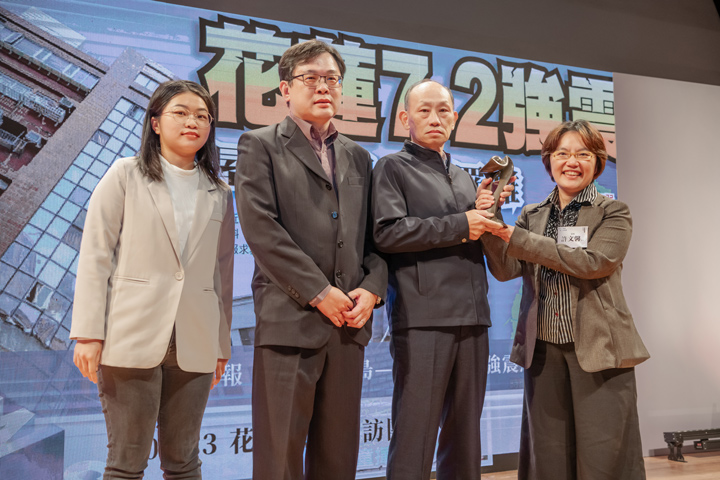 本屆「新聞志業特殊貢獻獎」評審召集人李金銓。（特約記者宋思彤攝）