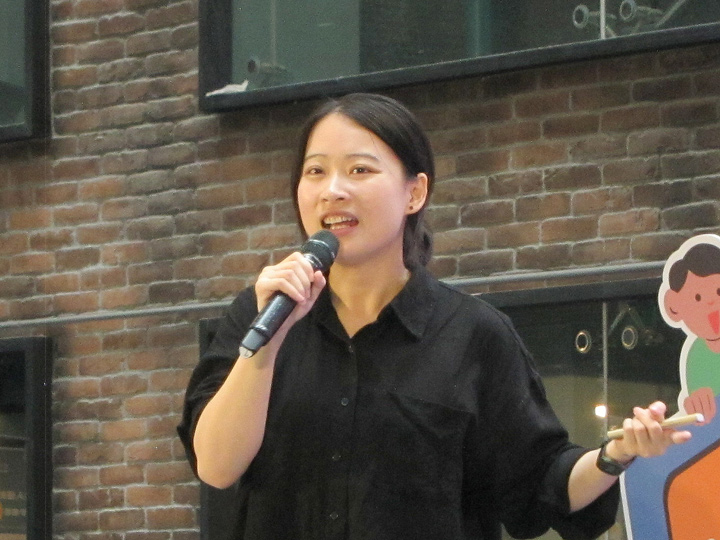 戴薇表示，「有秘密」可說是孩子開始成熟的第一個標誌。（特約記者陳洧農攝）