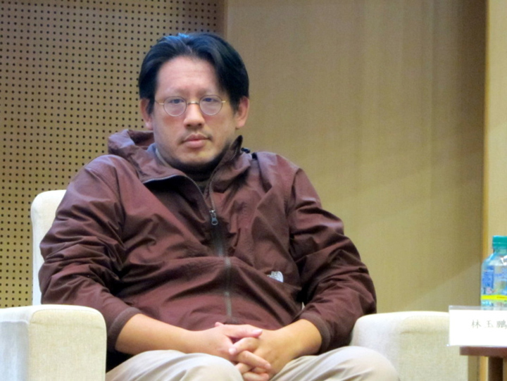 林玉鵬強調，演算法現今已無所不在，務須建立民眾的「數據感知」。（特約記者陳洧農攝）