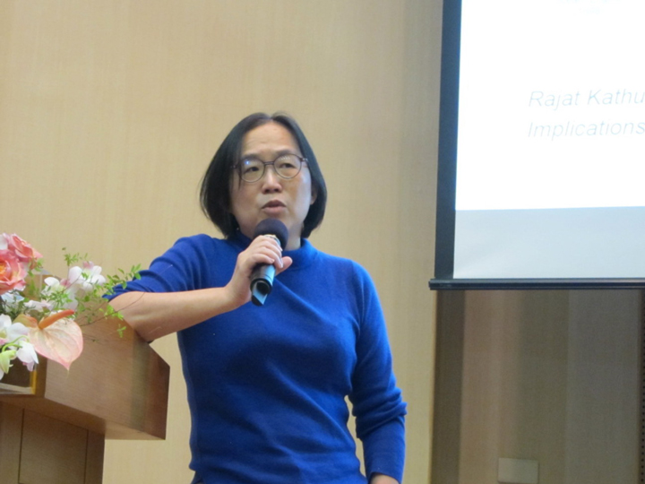 參與過國科會「人工智慧基本法」訂定的侯宜秀表示，要從法律的角度來定義AI相當困難，因為AI技術進步太快。（特約記者陳洧農攝）