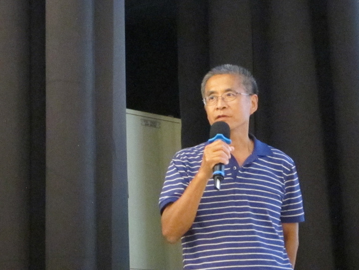 對於新聞攝影，黃子明重視的是影像的可讀性，以及「意義的再造」。（特約記者陳洧農攝）