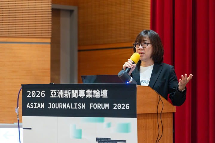 卡諾蓬.普拉西蓬致力於泰國公共電視台數位平台、內容、技術和行銷活動開發與管理。(蔡昕翰攝) 卡諾蓬.普拉西蓬致力於泰國公共電視台數位平台、內容、技術和行銷活動開發與管理。(蔡昕翰攝)