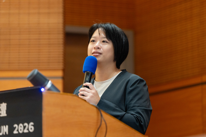 李又如說，AI工具出現後，記者的價值取決於「訪問資料的技巧」，以及如何提出核心問題。（蔡昕翰攝）
