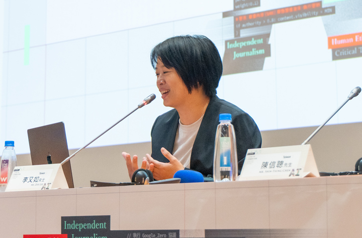 李又如提出建議，陷入集體焦慮，獨立工作者更應該主動將 AI 視為隨身助理。（蔡昕翰攝）