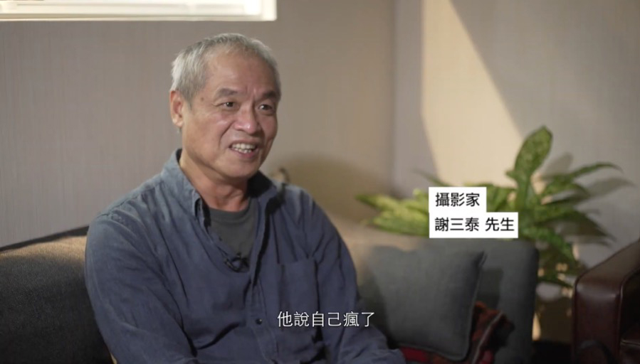 謝三泰在張乾琦介紹影片中談對張的看法。（特約記者宋思彤擷圖）