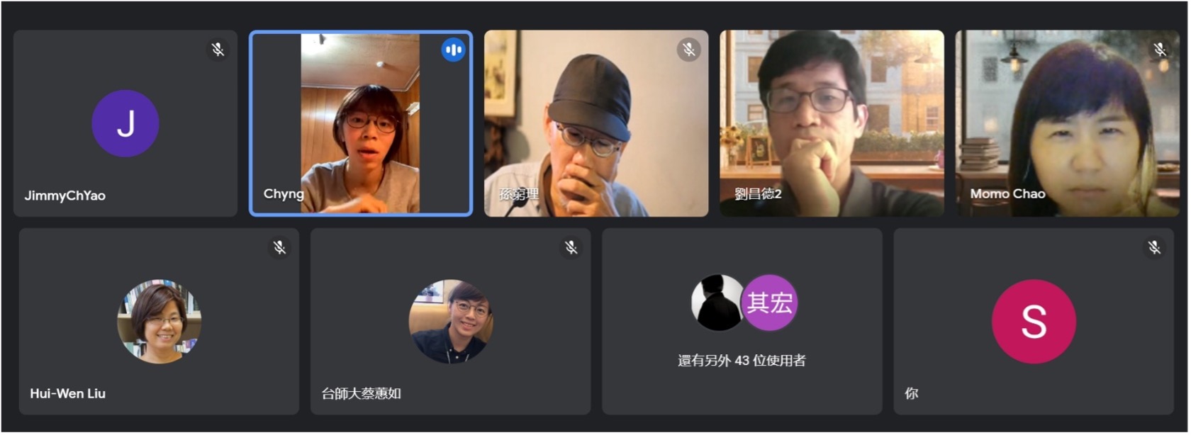 胡慕情分享過去擔任記者的經驗。（特約記者邱祐慶擷圖）