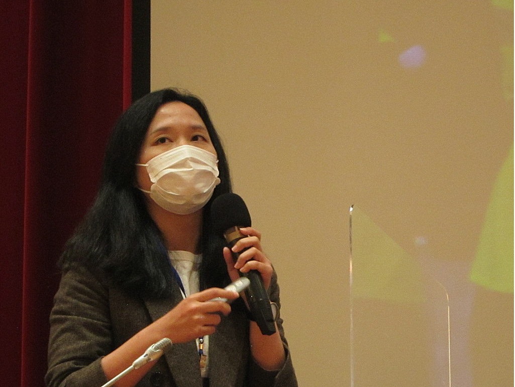 史書華在組織內部最常合作的組別是調查報導組，因為對方常會遇到無法解決的資料分析問題。（陳洧農攝）
