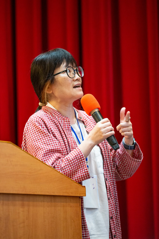 願景工程基金會總監梁玉芳。（賴晁翔攝／台大新聞所提供）