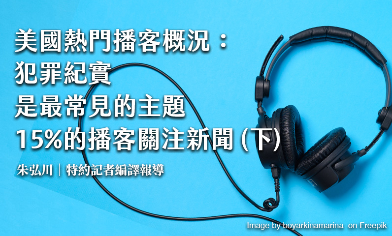 美國熱門播客概況:犯罪紀實是最常見的主題 15%的播客關注新聞(下) 美國熱門播客概況:犯罪紀實是最常見的主題 15%的播客關注新聞(下)