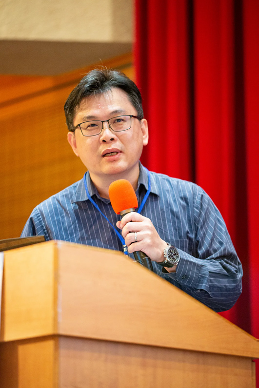 《自由時報》生活中心主任劉力仁。（賴晁翔攝／台大新聞所提供）