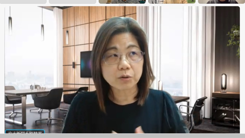 劉慧雯認為，數位時代的媒體使用者須建立「個資」與「政治性」之間的敏感度。（特約記者陳洧農翻攝自媒觀會客室線上討論）
